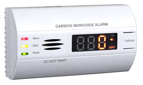 Detektor oxidu uhelnatého s alarmem, pamětí a LCD, CO-90 EN50291, životnost 10 let.
