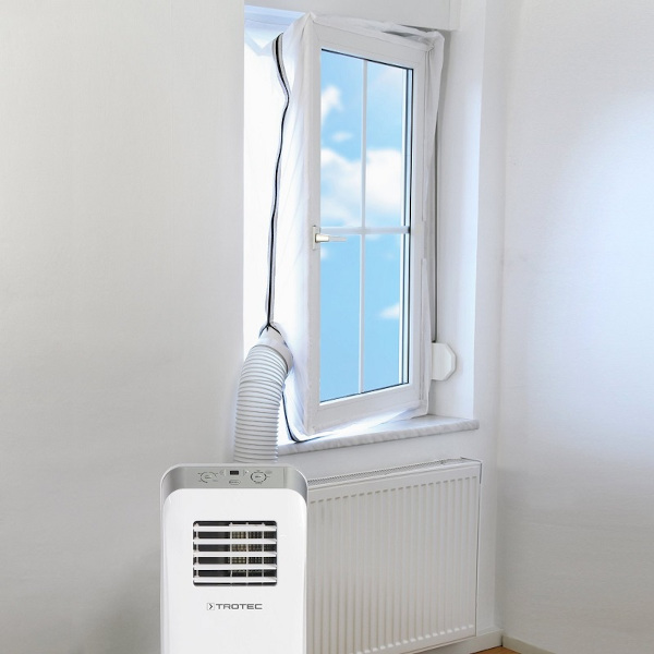 Těsnění do oken a dveří pro mobilní klimatizace - univerzální pro všechny typy oken a dveří, 4m.