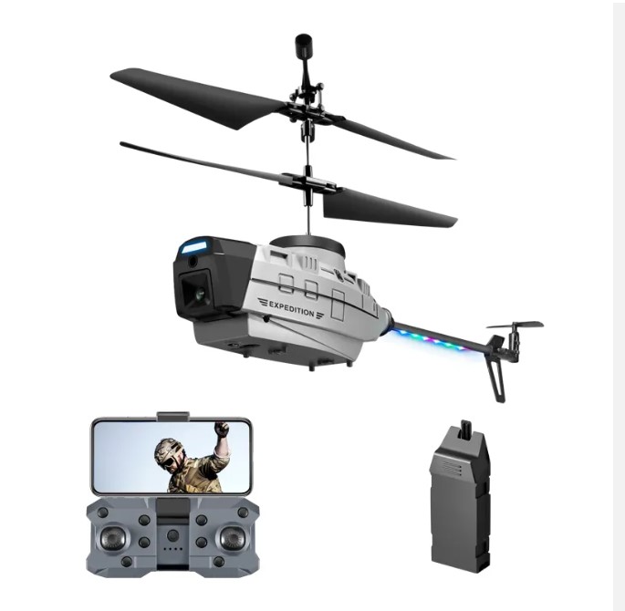 Inteligentní Helikoptéra s Dvojitou 4K Kamerou a LED Osvětlením